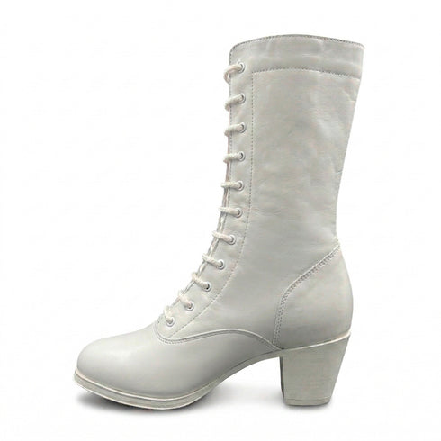 Bota ADELITA/CARLOTA modelo 129 BLANCO