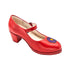 Zapatilla PROFESIONAL BORDADA modelo 226-1 ROJO