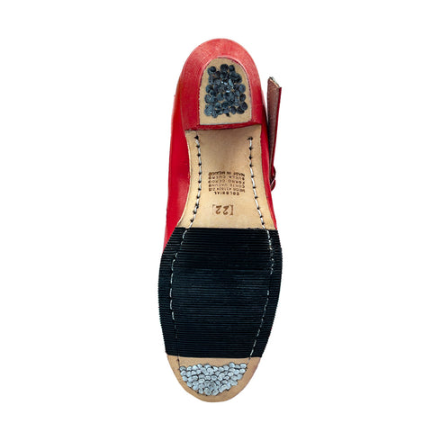 Zapatilla PROFESIONAL BORDADA modelo 226-3 ROJO