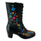 Bota ADELITA/CARLOTA BORDADA modelo 229-1 NEGRO