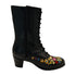 Bota ADELITA/CARLOTA BORDADA modelo 229-1 NEGRO