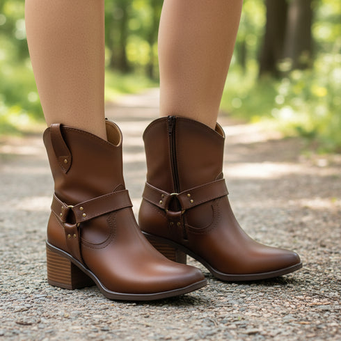 Botín Vaquero. Estilo 1115 MARRÓN