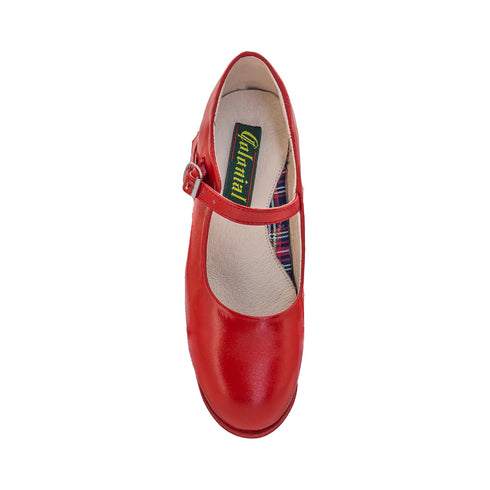 Zapatilla PROFESIONAL / FLAMENCO modelo 225 ROJO