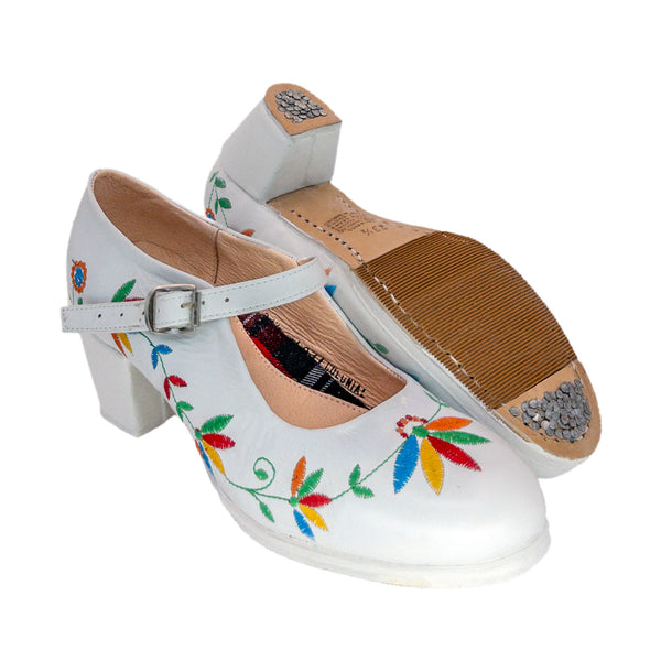 Zapato PROFESIONAL BORDADO modelo 2263 - BLANCO