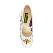 Zapato PROFESIONAL BORDADO modelo 2263 - BLANCO
