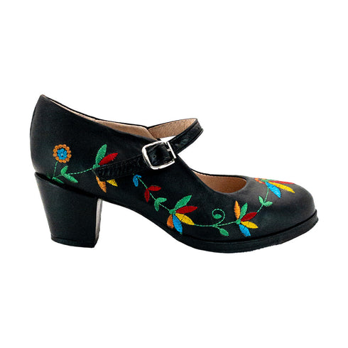 Zapato PROFESIONAL BORDADO modelo 2263 - NEGRO