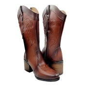 Bota estilo Vaquera. Estilo 1100 MARRÓN