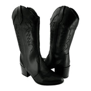 Bota estilo Vaquera. Estilo 1100 NEGRO